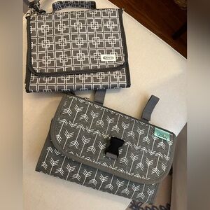 (2) Baby Travel portable diaper changing pads